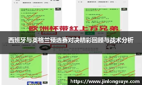 西班牙与英格兰预选赛对决精彩回顾与战术分析